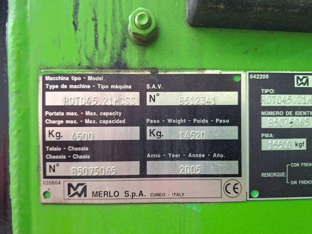 Merlo Roto 45.21 MCSS Carretillas telescópicas